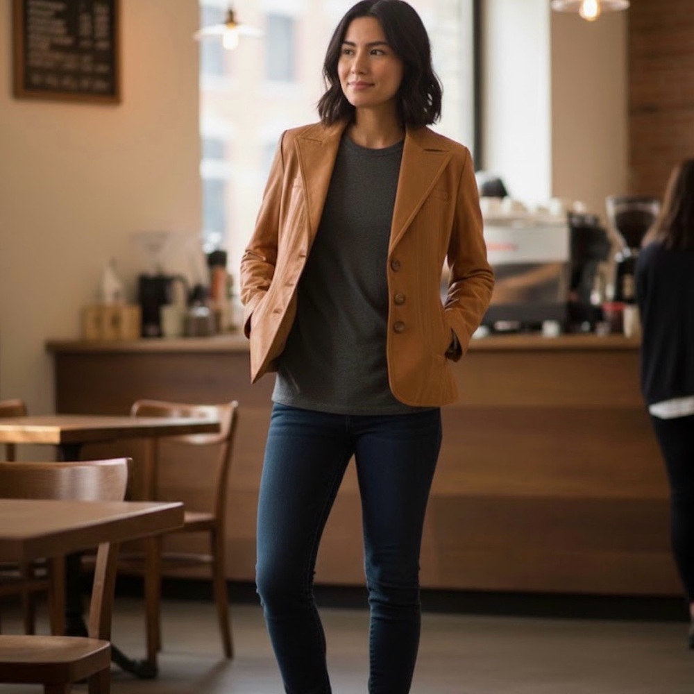 Alfani Stylish Tan Jacket